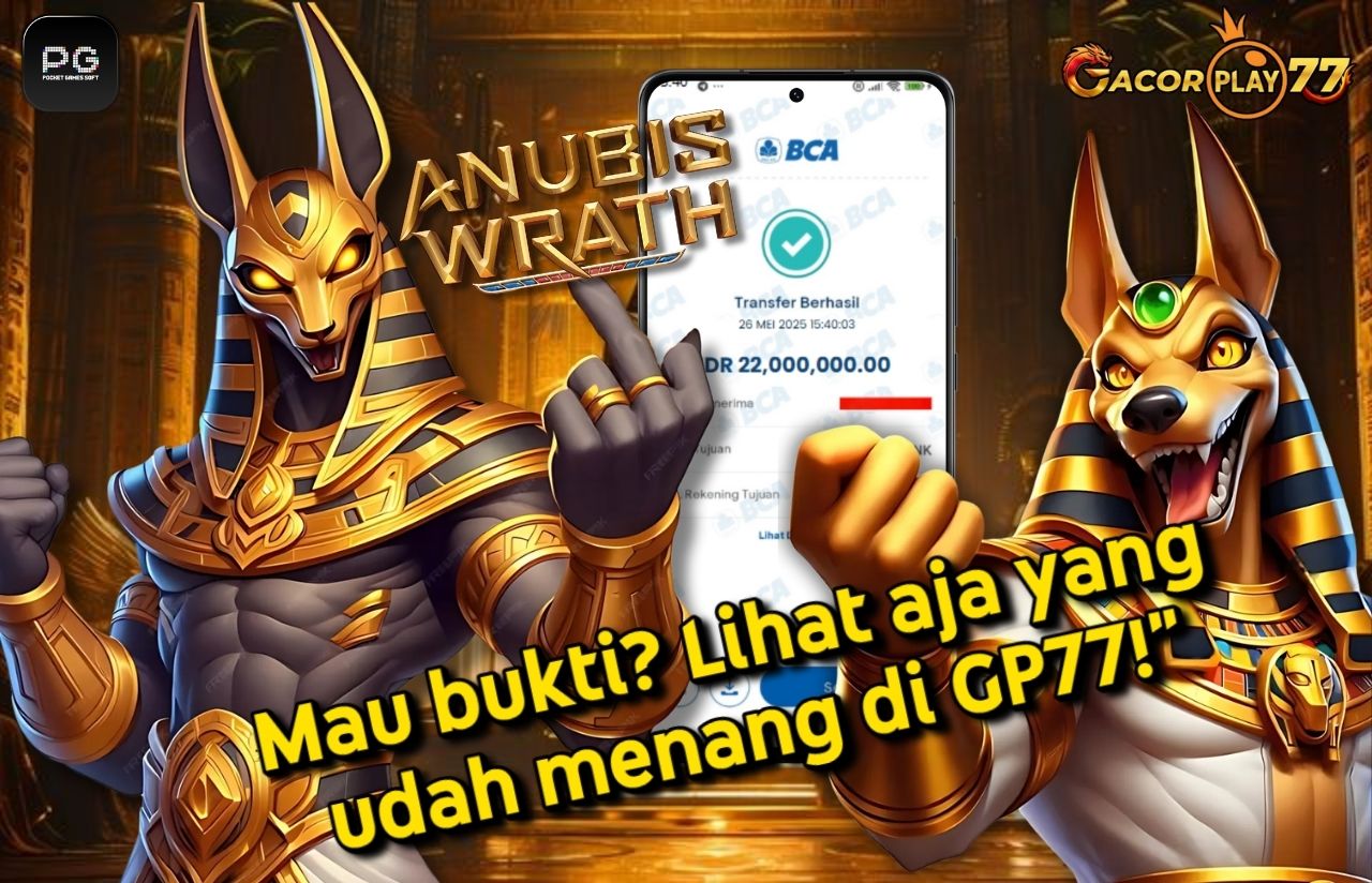 Selamat kepada user id : ngo******ai Wede Rp 22.000.000 di Game ANUBIS WRATH PG SOFT Cair Gk Sampe 1 Menit! Menang Mudah di Gacorplay77	